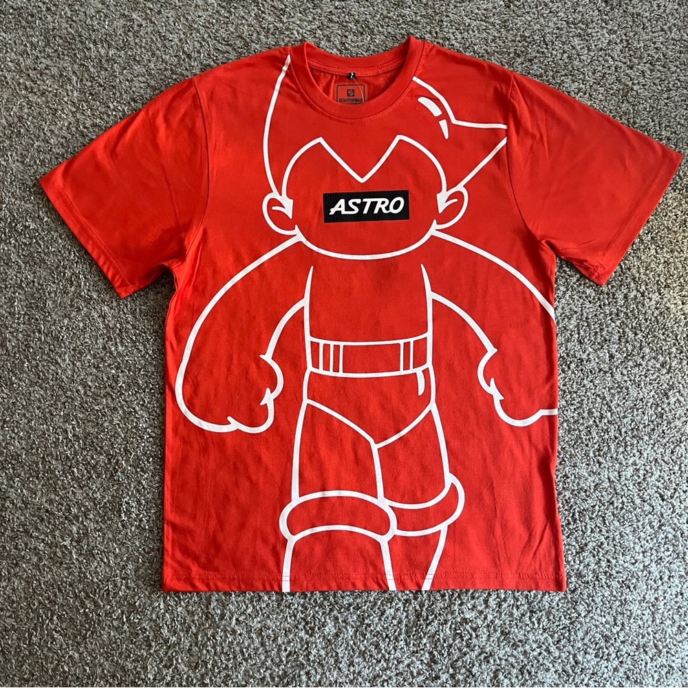 Southpole Astro Boy  Graphic T-shirt Men’s Short Sleeves Size Large Orange New